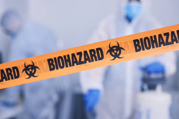 Professional Infectious Disease Decontamination technician working in Malta, IL